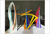 Peinture Sculpture carton par Marie-Claude Bohnenblust Lenglart Peintre Plasticien